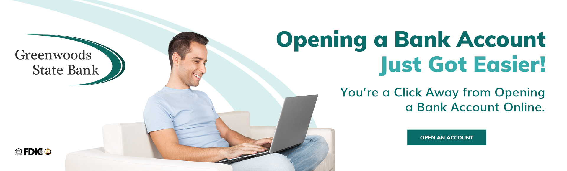 Open a checking account online with Greenwoods State Bank! Learn more now.